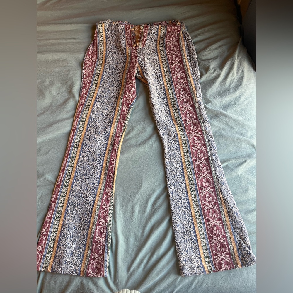 Vintage Y2K Boho Low Rise Pants — Size 10!!